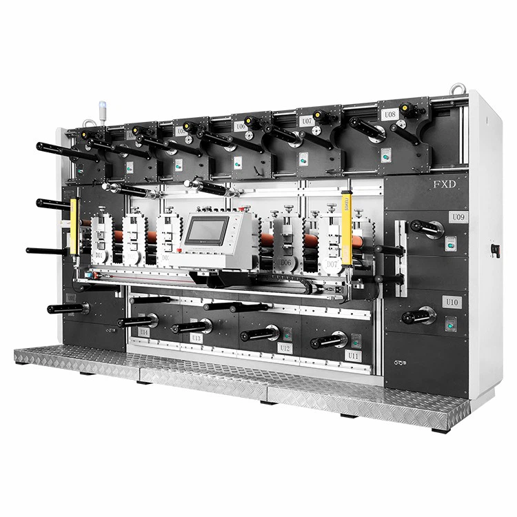 Machine de découpe d'étiquettes rotative